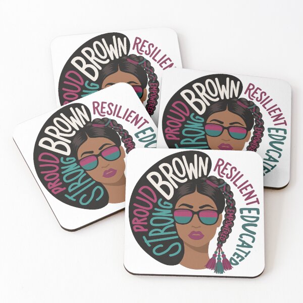 Item preview, Proud Strong Educated and Empowered Brown Woman designed and sold by alltheprints.