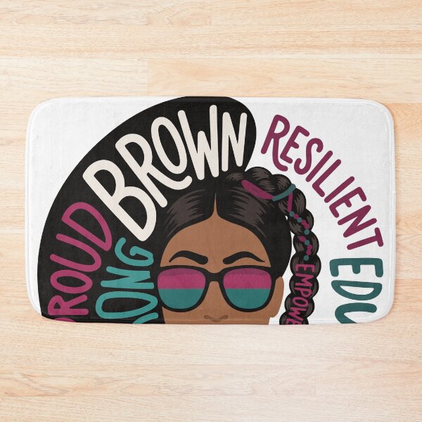 Item preview, Proud Strong Educated and Empowered Brown Woman designed and sold by alltheprints.