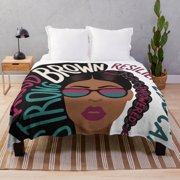 Item preview, Proud Strong Educated and Empowered Brown Woman designed and sold by alltheprints.