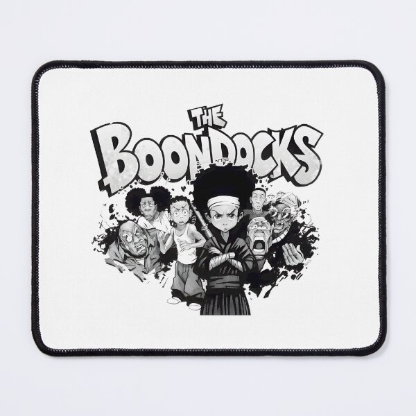 Item preview, The Boondocks Crew Black And White Artwork designed and sold by teneshaholde.