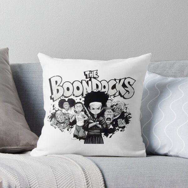 Item preview, The Boondocks Crew Black And White Artwork designed and sold by teneshaholde.