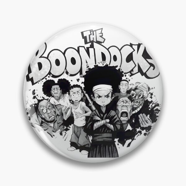 Item preview, The Boondocks Crew Black And White Artwork designed and sold by teneshaholde.