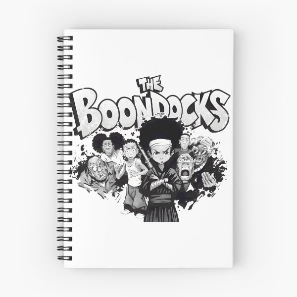 Item preview, The Boondocks Crew Black And White Artwork designed and sold by teneshaholde.