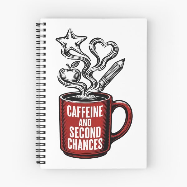 Item preview, Caffeine And Second Chances — Funny Teacher Coffee Mug Shirt designed and sold by Uglyandcute.
