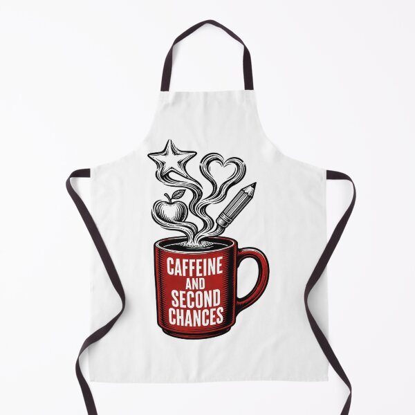 Item preview, Caffeine And Second Chances — Funny Teacher Coffee Mug Shirt designed and sold by Uglyandcute.