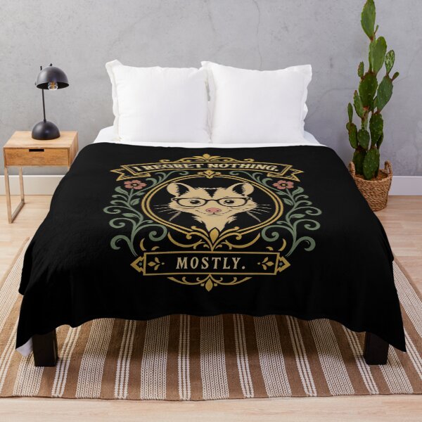 Item preview, I Regret Nothing Mostly Possum Dark Humor designed and sold by pixeptional.