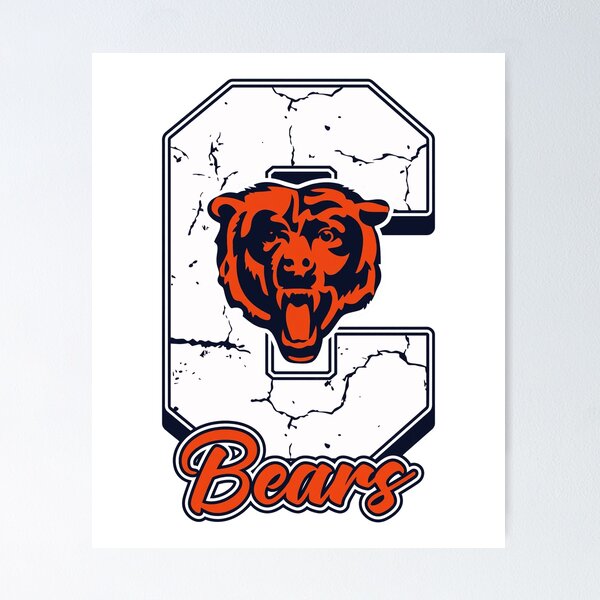 Artikelvorschau, Chicago Bears Logo Football C entworfen und verkauft von ChromoFauna.