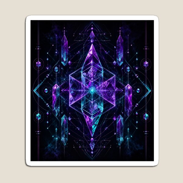 Item preview, Cybernetic Geometric Crystal Grid designed and sold by teemix.
