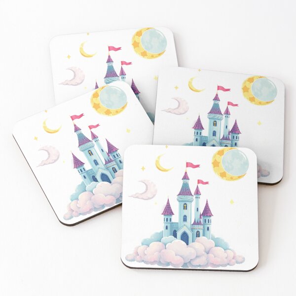 Item preview, Pastel Cloud Castle Sticker Art designed and sold by Shivamartwark.