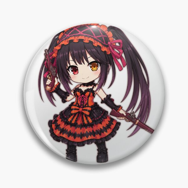 Item preview, Kurumi Tokisaki DATE A LIVE anime waifu Chibi cute 2d pixel art character design illustration designed and sold by sabartgunpla.