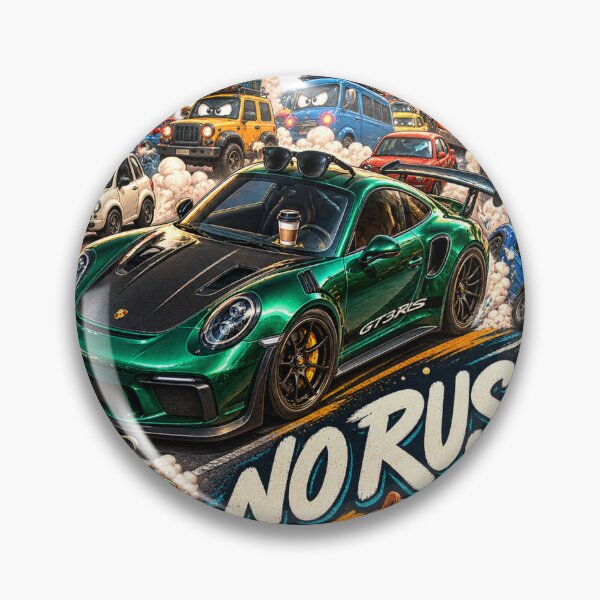 Item preview, No Rush Sports Car | Funny Traffic Jam Luxury Streetwear T-Shirt designed and sold by Bathu Designs.