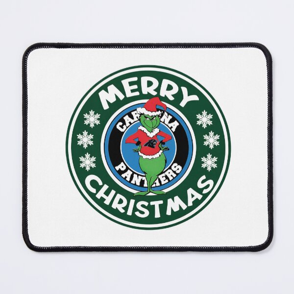 Item preview, Grinchmas Merry Christmas Carolina Panthers Snowflakes designed and sold by OceanZenieth.