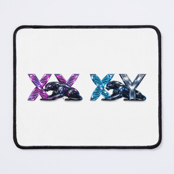 Item preview, Cybernetic Panthers XX and XY Emblems designed and sold by teemix.