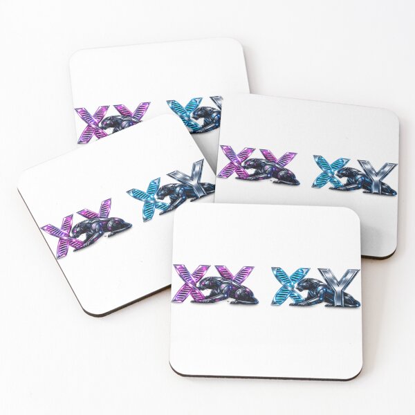 Item preview, Cybernetic Panthers XX and XY Emblems designed and sold by teemix.