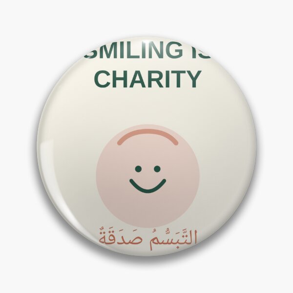 Item preview, Smiling Is Charity Islamic Journal Sticker designed and sold by mdadnan159.