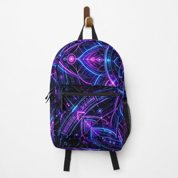 Item preview, Cyberpunk Neon Matrix Mandala designed and sold by teemix.