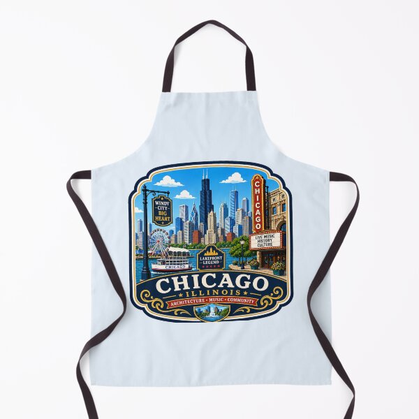 Item preview, Chicago, Illinois - Skyline designed and sold by Myra365Art.