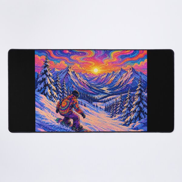 Item preview, Psychedelic Snowboard designed and sold by bernswell.