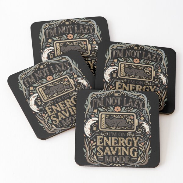 Item preview, I'm Not Lazy I'm On Energy Saving Mode designed and sold by Origamoart.