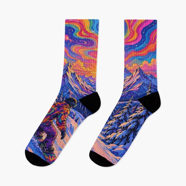 Artikelvorschau, Psychedelisches Snowboarden entworfen und verkauft von bernswell.