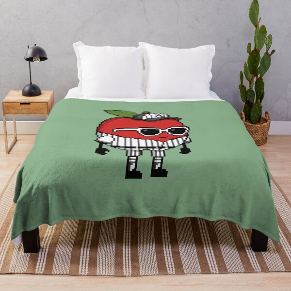Item preview, Apple Pixel in a Baseball Costume (BK) designed and sold by White Rim Mates.