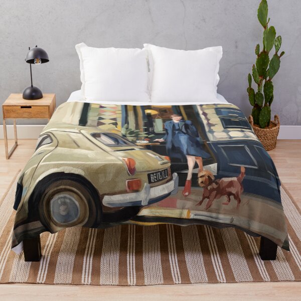 Item preview, Parisian Cafe Vignette - Retro Seicento Street Life Art designed and sold by CARRAANN.