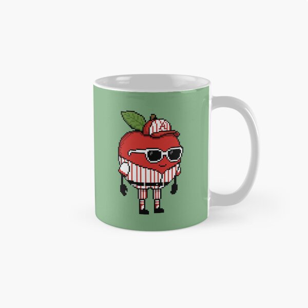Item preview, Apple Pixel in a Baseball Costume (RD) designed and sold by White Rim Mates.