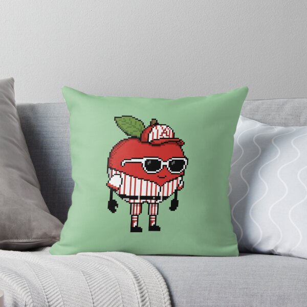 Item preview, Apple Pixel in a Baseball Costume (RD) designed and sold by White Rim Mates.