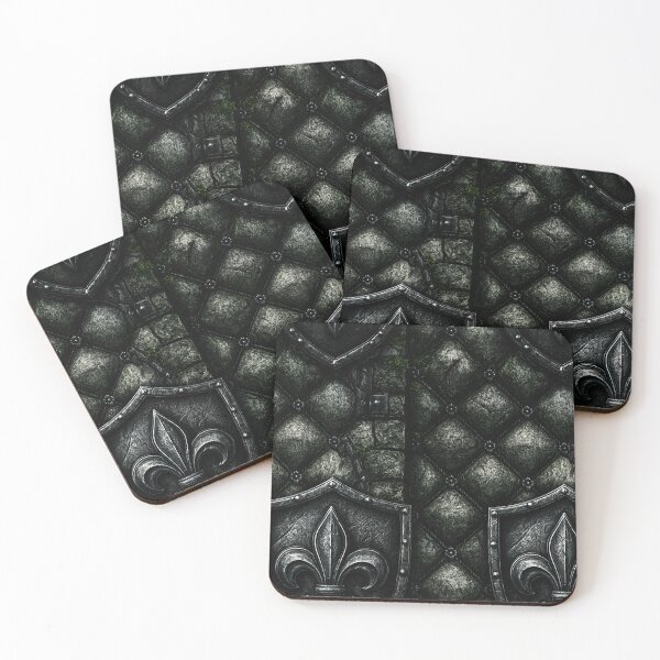 Item preview, Dark Knight Armor with Silver Fleur-de-Lis designed and sold by Piotrek0001.