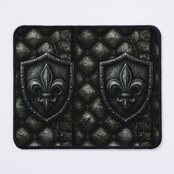 Item preview, Dark Knight Armor with Silver Fleur-de-Lis designed and sold by Piotrek0001.