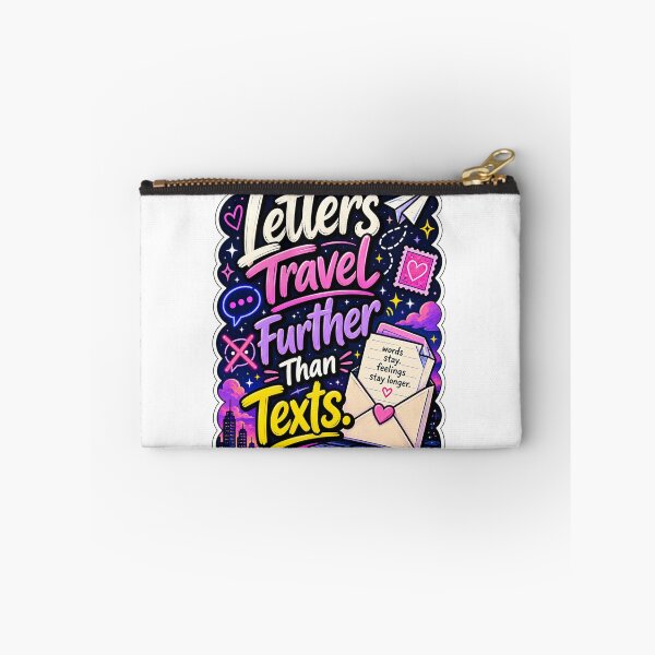 Item preview, Letters Travel Further Than Texts – Pen Pal Sticker designed and sold by alexcorporation.