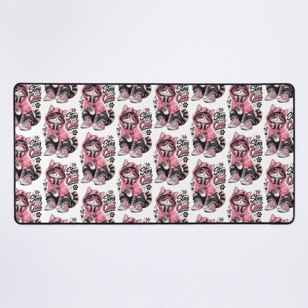 Item preview, Cool Cat – Pink Streetwear Kitty designed and sold by LumiArt Studio.