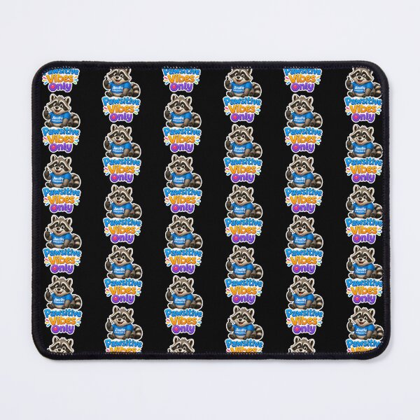Item preview, Pawsitive Jimothy Raccoon Vibes Only Funny Cute Meme designed and sold by GraphixKing999.