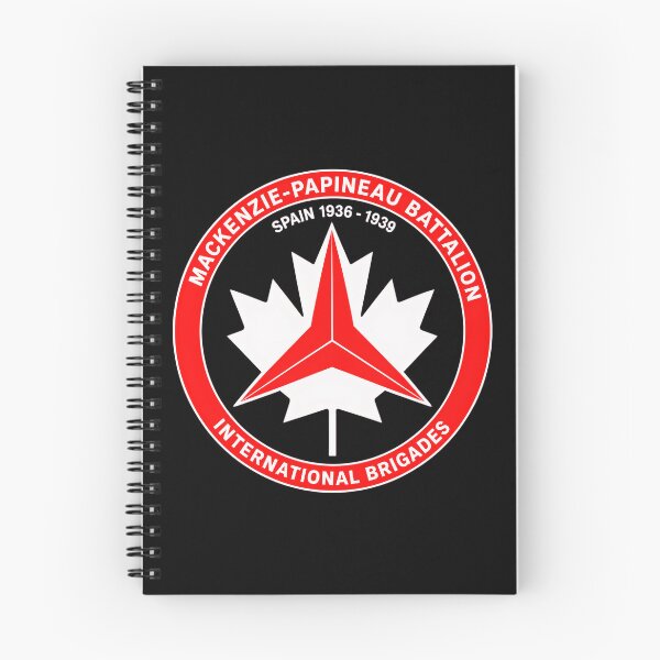 Item preview, Mackenzie Papineau Battalion International Brigades Antifascist Emblem Print designed and sold by PinUpPizzazz.