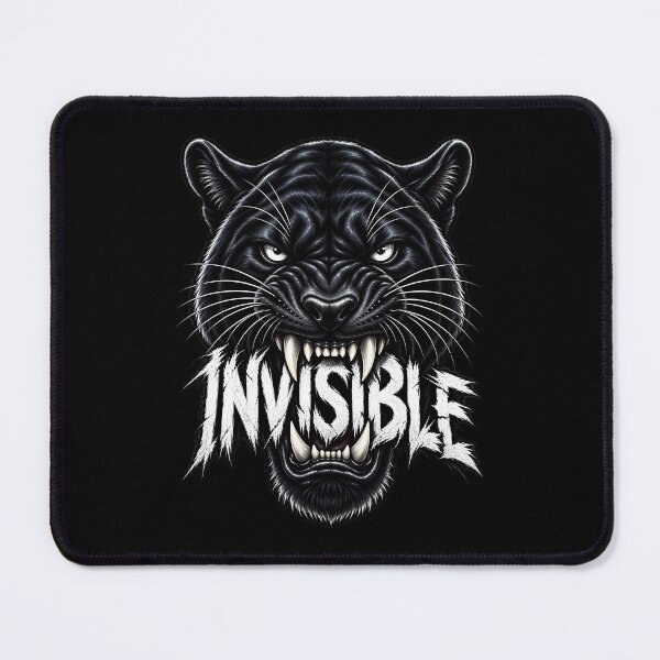 Item preview, Invisible Black Panther – Fierce Predator Graphic T-Shirt Design designed and sold by BCW.
