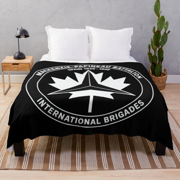 Item preview, Mackenzie Papineau Battalion International Brigades Antifascist Emblem Print designed and sold by PinUpPizzazz.