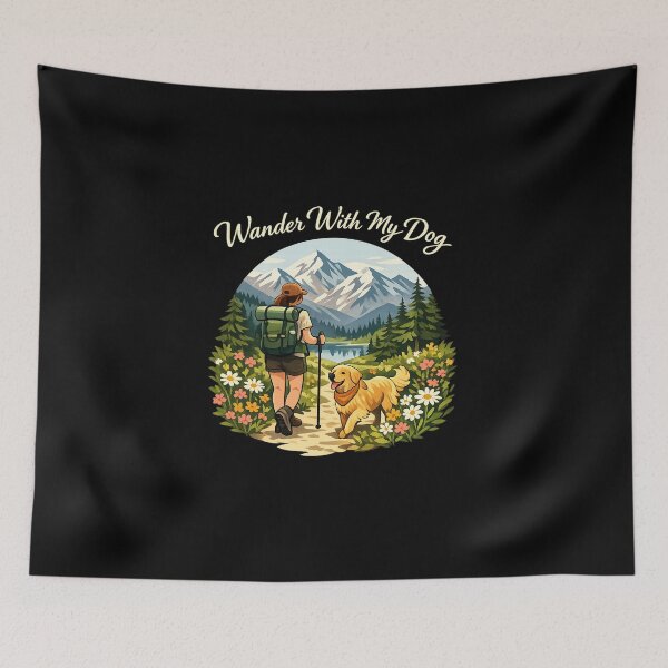 Item preview, Wander With My Dog Alpine Adventure designed and sold by teemix.