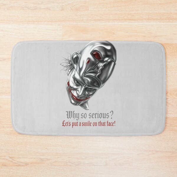 Item preview, Metallic Joker Why So Serious- Dark Aesthetic Premium Chrome Art Sticker designed and sold by zenithdecalco.
