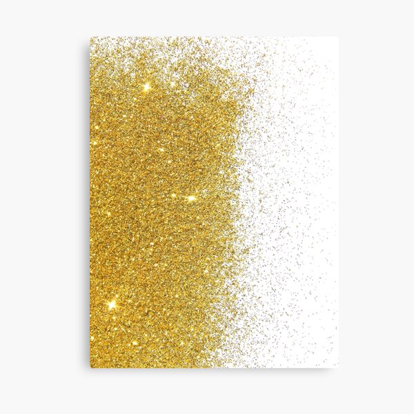 "Gold Glitter " Canvas Print for Sale by newburyboutique Redbubble