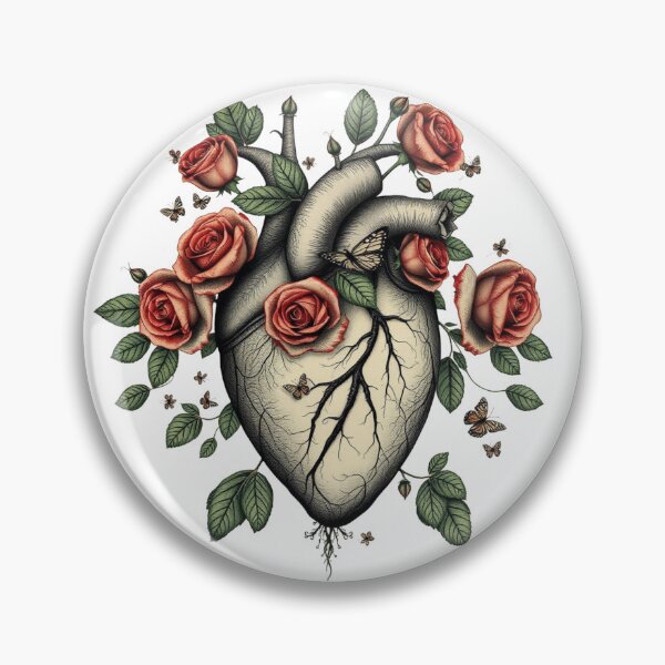 Item preview, Anatomical Human Heart Art designed and sold by Shivamartwark.