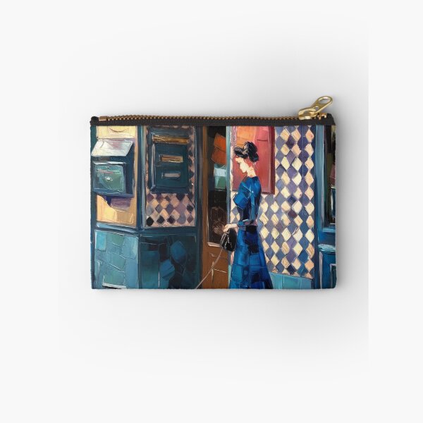 Item preview, Parisian Cinema Vignette - Retro Aesthetic Street Life Art designed and sold by CARRAANN.
