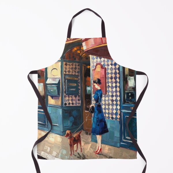 Item preview, Parisian Cinema Vignette - Retro Aesthetic Street Life Art designed and sold by CARRAANN.