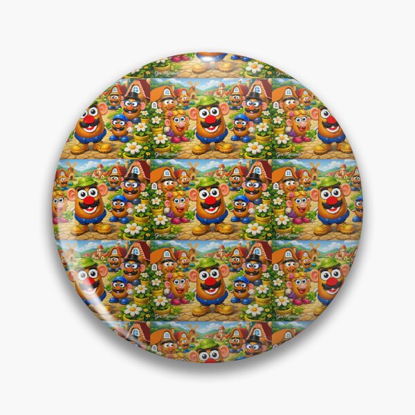 Item preview, Mr. Potato Head Village – Whimsical Cartoon World of Spuds designed and sold by The Art Queen Of Michigan .