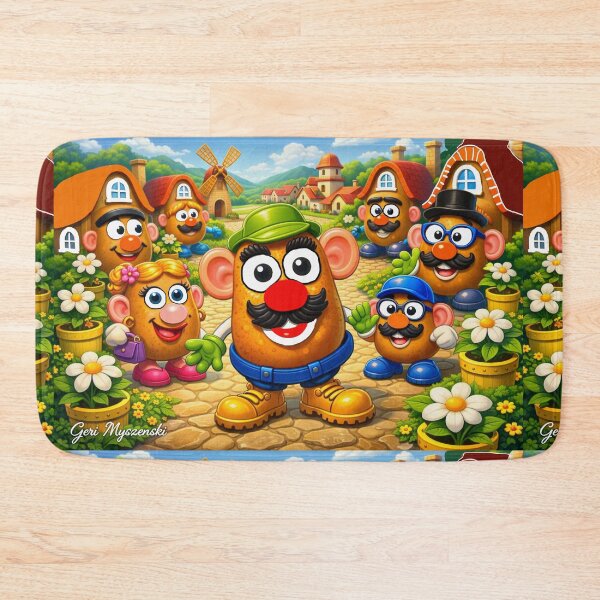 Item preview, Mr. Potato Head Village – Whimsical Cartoon World of Spuds designed and sold by The Art Queen Of Michigan .