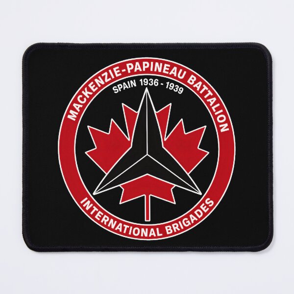 Item preview, Mackenzie Papineau Battalion International Brigades Antifascist Emblem Print designed and sold by PinUpPizzazz.
