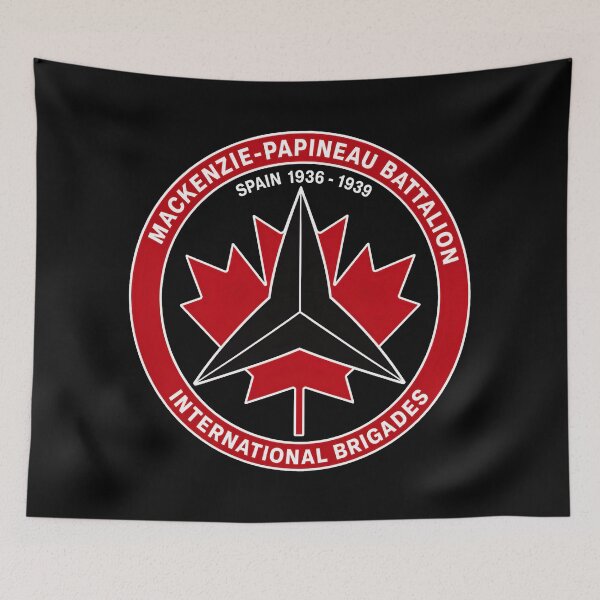 Item preview, Mackenzie Papineau Battalion International Brigades Antifascist Emblem Print designed and sold by PinUpPizzazz.