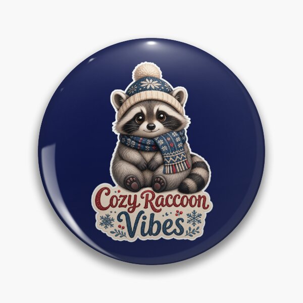 Item preview, Jimothy Raccoon Cozy Raccoon Vibes Winter Meme designed and sold by GraphixKing999.