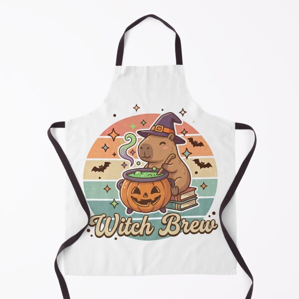 Item preview, Witch Brew Cute Capybara Halloween Retro Vintage Shirt designed and sold by DIRTYSKETCHH.