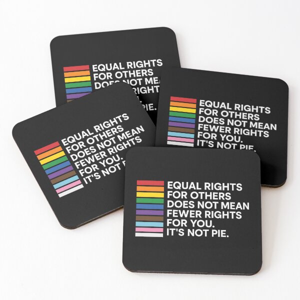 Item preview, Equal Rights For Others Does Not Mean Fewer Rights For You It's Not Pie, Equality, Pride Parade, LGBTQ designed and sold by Cchotlan.