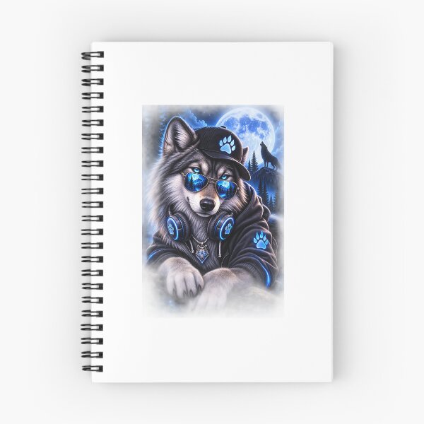 Item preview, Neon Wolf – Wild Spirit designed and sold by LumiArt Studio.